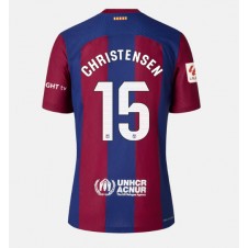 Barcelona Andreas Christensen #15 Hemmatröja Dam 2023-24 Korta ärmar